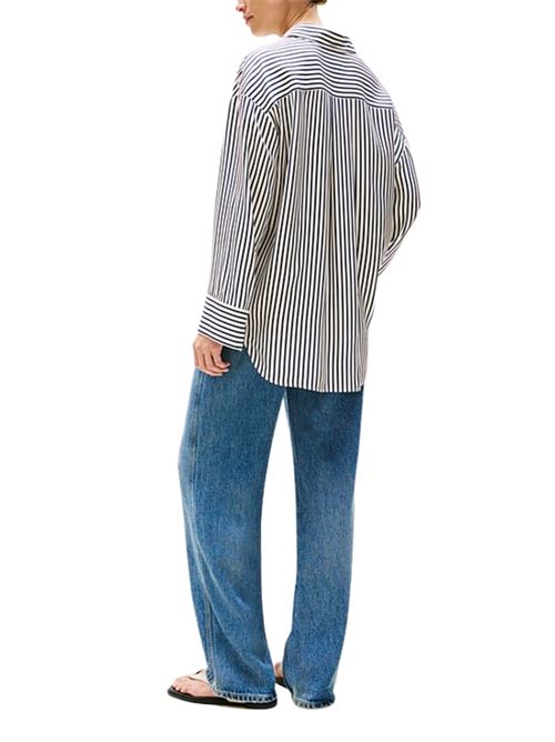 Camicia a righe in viscosa Tommy Hilfiger | WW0WW458880FD